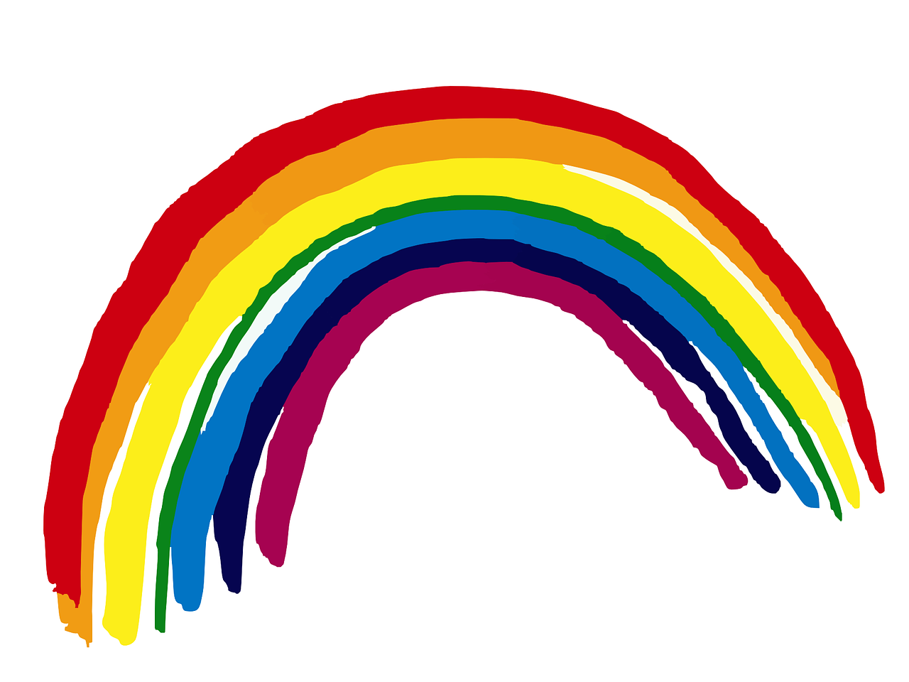 Bli med på regnbue-challenge! https://pixabay.com/vectors/rainbow-painted-fortune-cartoon-307622/